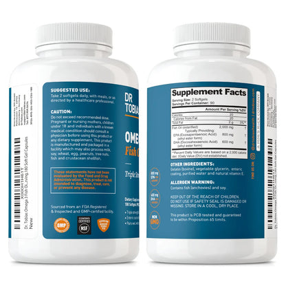 Triple Strength Omega 3 Fish Oil